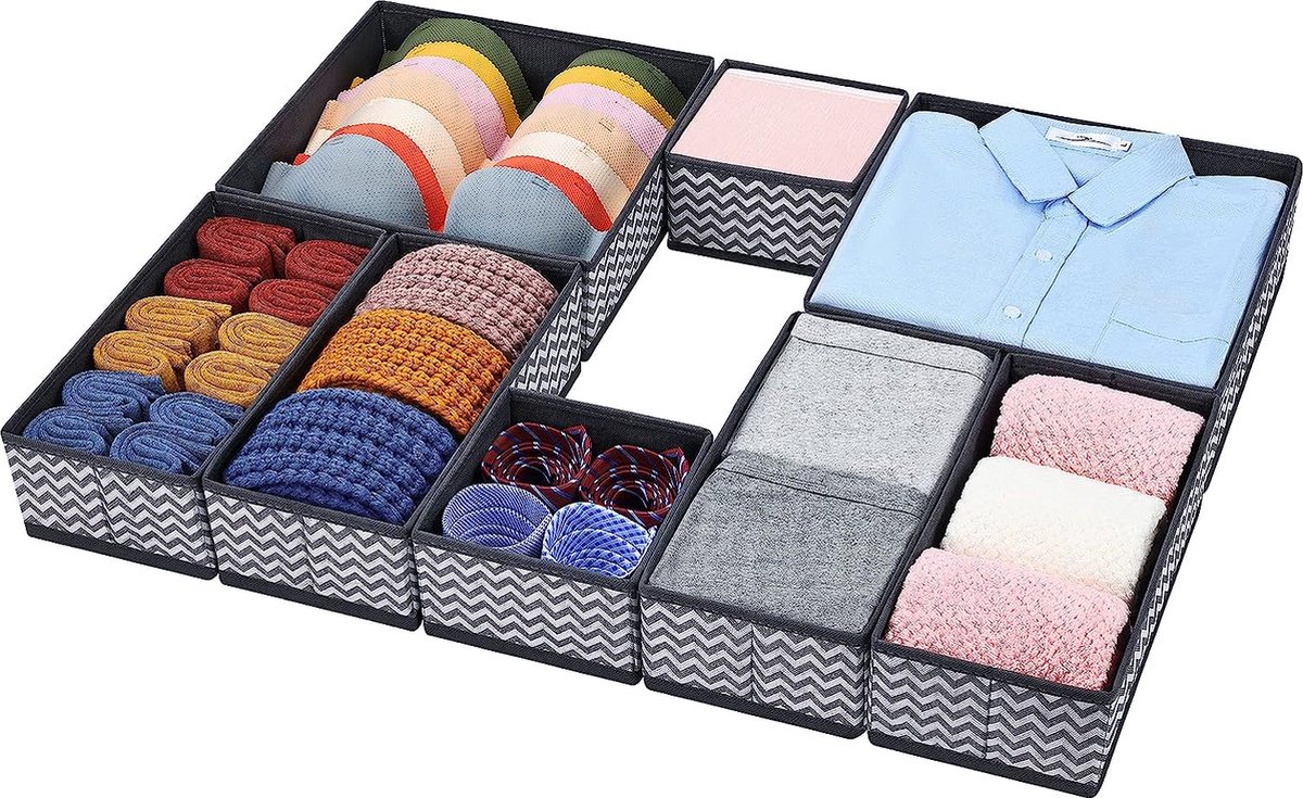 Organisateur de Rangement Suspendu Sac pour Chaussettes sous-vêtements  Cravates de Soutien-Gorge, Penderie Placard Cintre