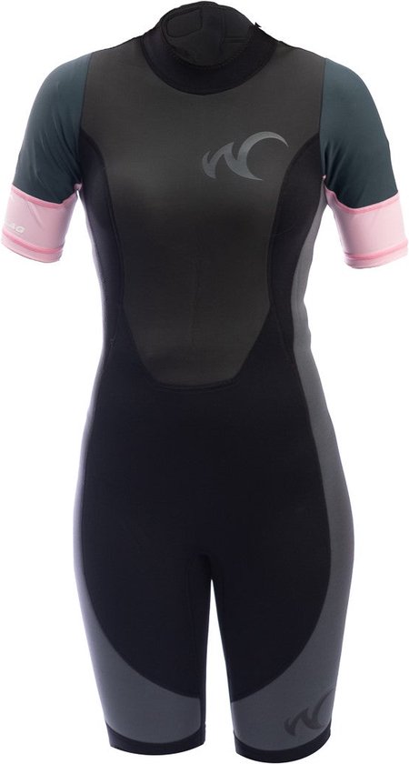 SEAC heren wetsuit - Relax Short 2.2 MM - Zwart/Rood