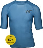 Watrflag Rashguard Barcelona - Heren - Blauw - UV beschermend surf shirt bodyfit XS