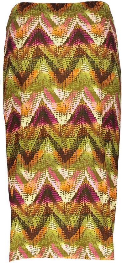 Geisha Rok Wikkelrok Allover Grafische Print 36100 60 Linn Army