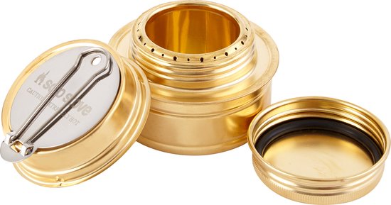 Solo Stove Solo-alcoholbrander | Kampeeraccessoire, Efficiënte kookplaat met alcoholbrander en vlamregelaar, sudderdeksel, rubberen O-ring — afbeelding 2