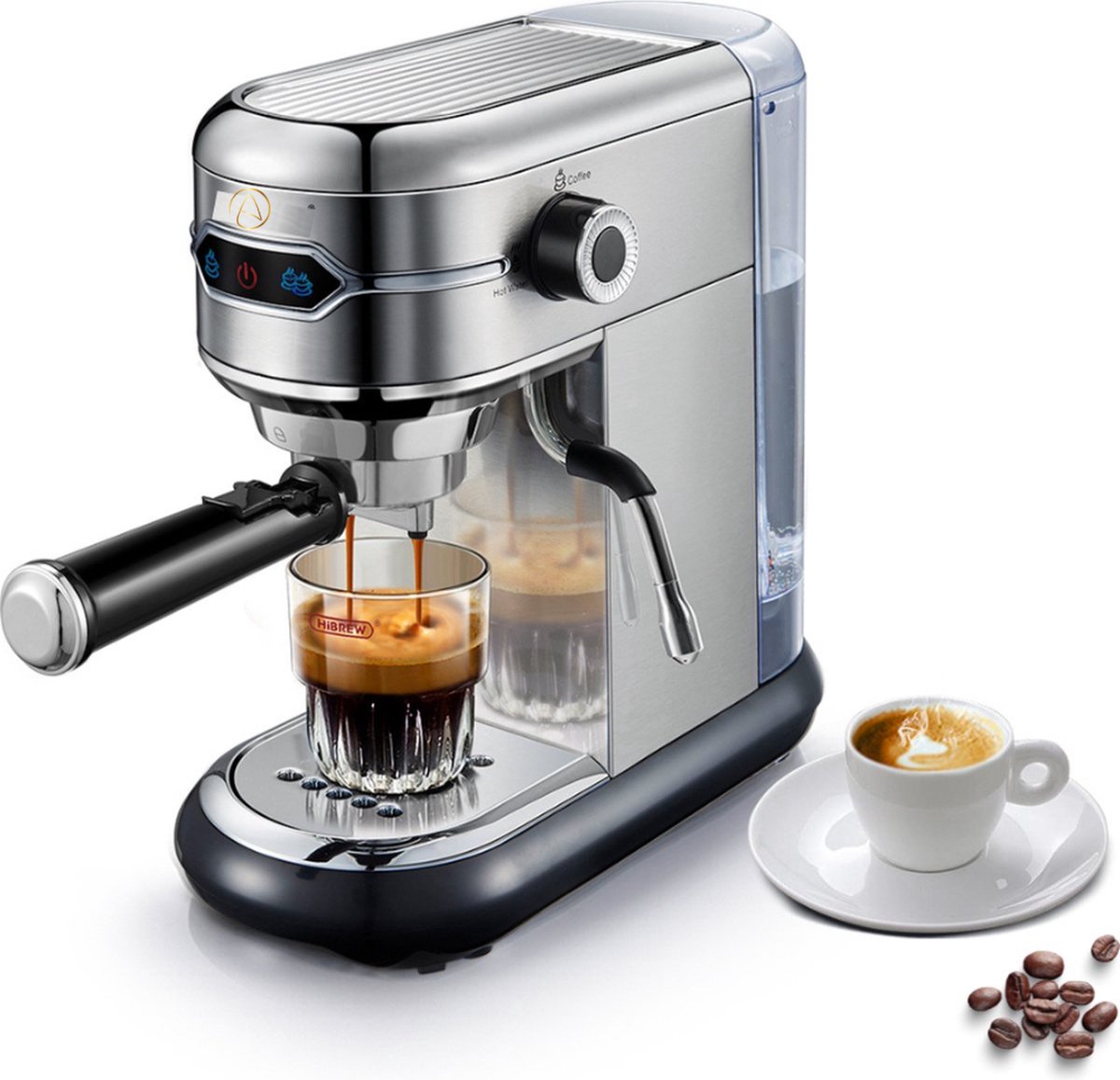Arvona 2 in 1 Koffiemachine - Koffiezetapparaat - Koffie Automaat -  Pistonmachine -... | bol.com