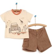 Safari t-shirt & short jongens