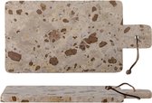 Planche à découper en marbre Bloomingville Nukaka - 40 x 20 x 1,5 cm - lanière en cuir