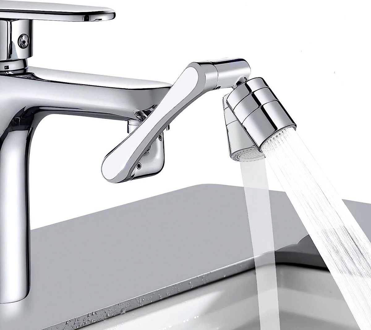 Acheter Extension de robinet pivotante à 1080 degrés, avec 2 Modes de  pulvérisation, extension de robinet rotative pour évier, robinet  anti-éclaboussures