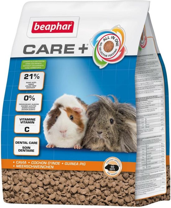 4x Beaphar Care+ Caviavoer 1,5 kg