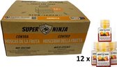 Super Ninja - Fruit Fly Ninja® - Fruitvliegjes vanger - 100% natuurlijk en Milieu verantwoordelijk - 12 Pack