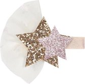 Barrette Star - Glitter Paillettes Fille - Barrette Rose Foncé