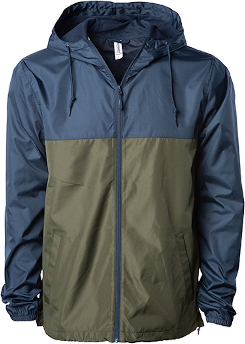 Unisex Lightweight Windbreaker Outdoorjas /Army Marineblauw