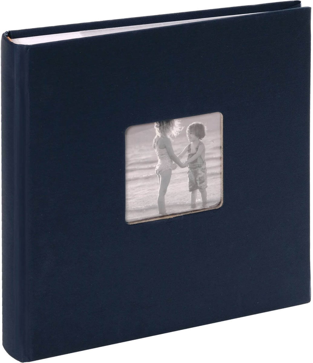 SecaDesign Fotoalbum insteek Vita donker blauw - 100 foto's 10x15 - Insteekalbum memo - SecaDesign