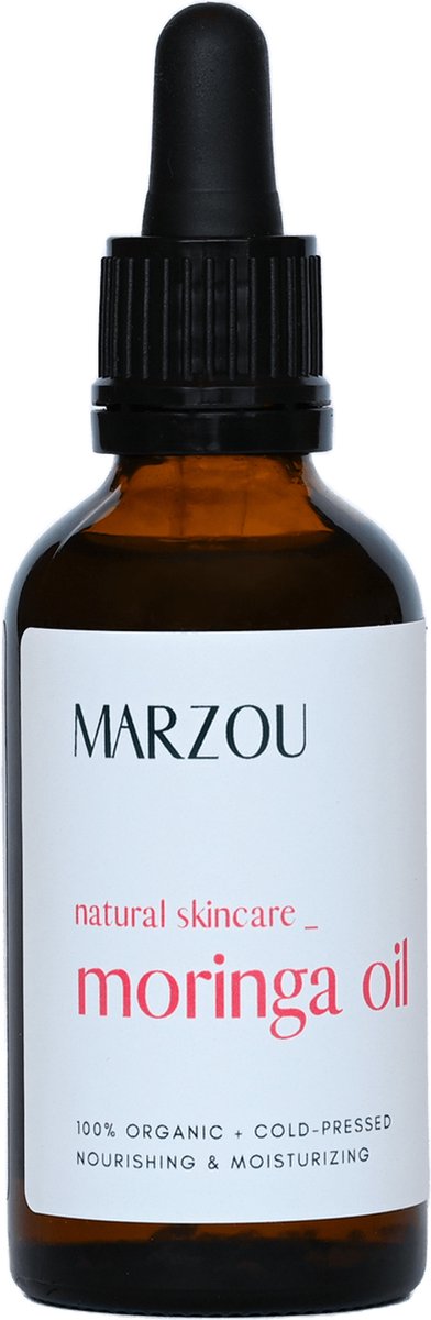 Goedkoopste Moringa olie 50 ml | biologisch, koudgeperst & puur | natuurlijke huidolie en haarolie | moringa oil Moringa oleifera
