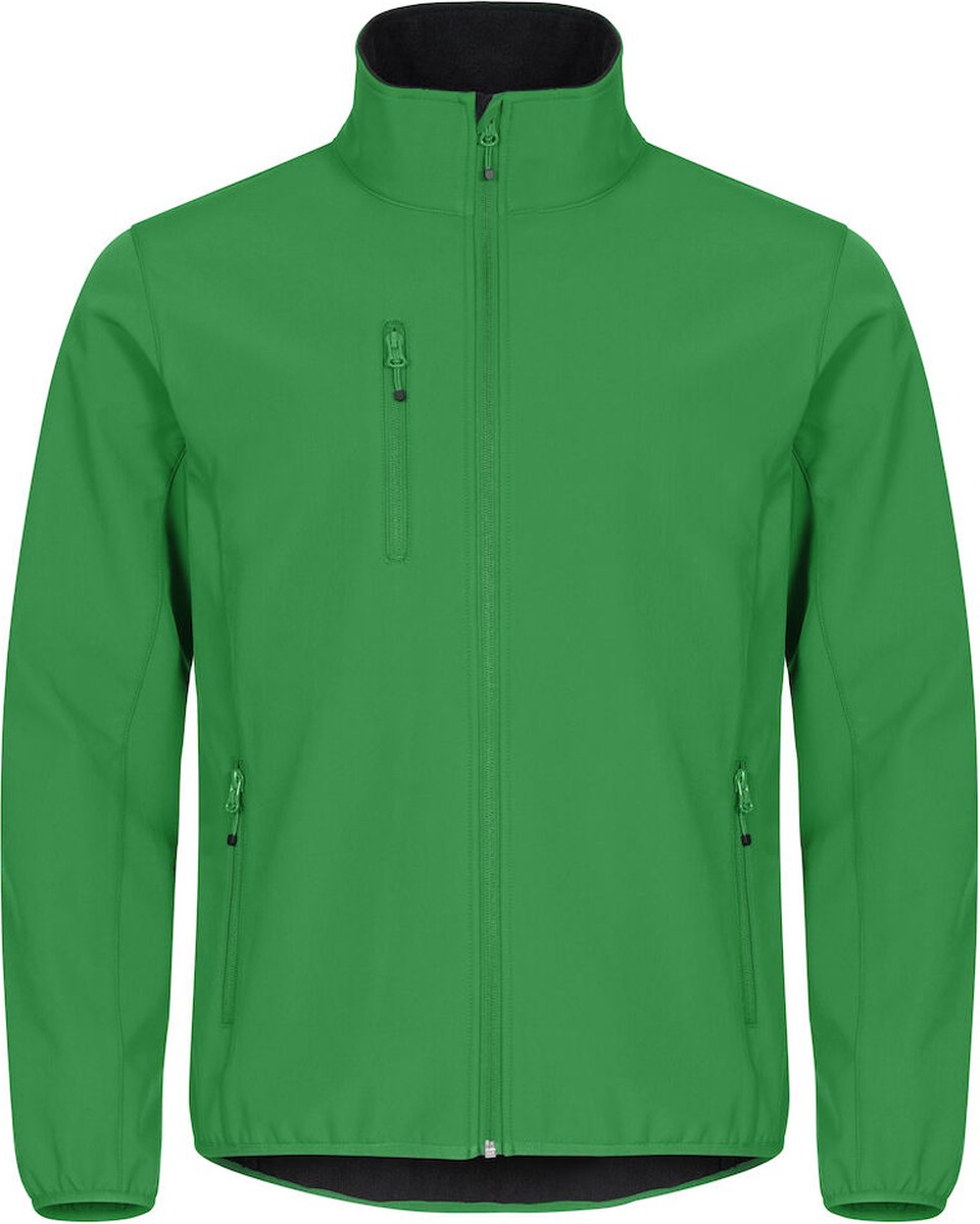 Clique Softshell jas Classic - Appelgroen - Maat 3XL