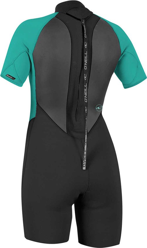 Foto: O neill dames reactor ii 2mm rug ritssluiting shorty wetsuit