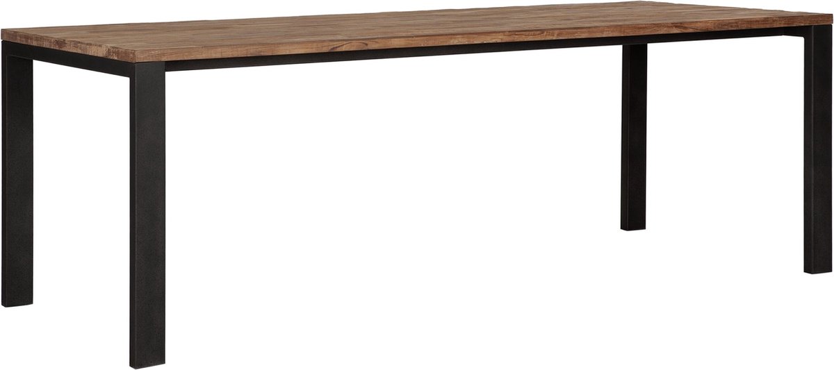 DTP Home Timeless Tracks eettafel rechthoekig teakhout naturel - 225 x 90 x 78 cm