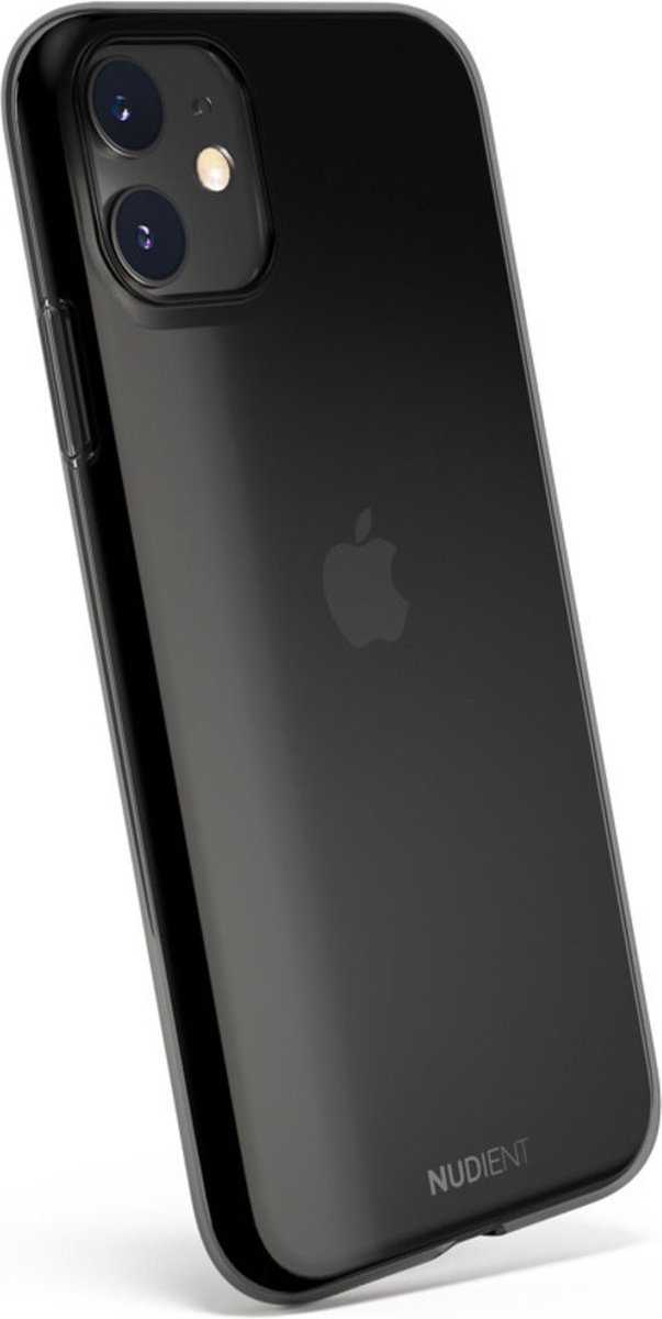 Nudient Thin Glossy Case Apple iPhone 11 - Zwart - Transparant