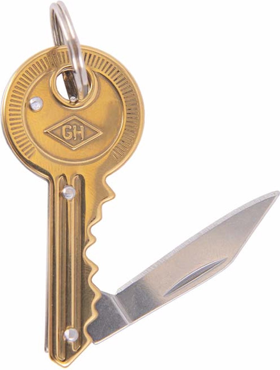Gentlemans Hardware Sleutel Zakmes - voor onverwachte momenten - koperkleurig