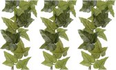 3x Groene Hedera Helix/klimop kunstplant slingers 180 cm - Kunstplanten/nepplanten - Hangplanten