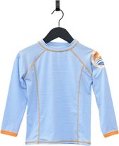 Ducksday - UV Zwemshirt - lange mouw - voor kinderen - unisex - True blue - 146/152