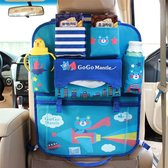 Venneweide - Organisateur de siège auto Premium - Organisateur de voiture - Design créatif - pour bébés et Enfants - Beaucoup d'espace - 7 compartiments - Blauw