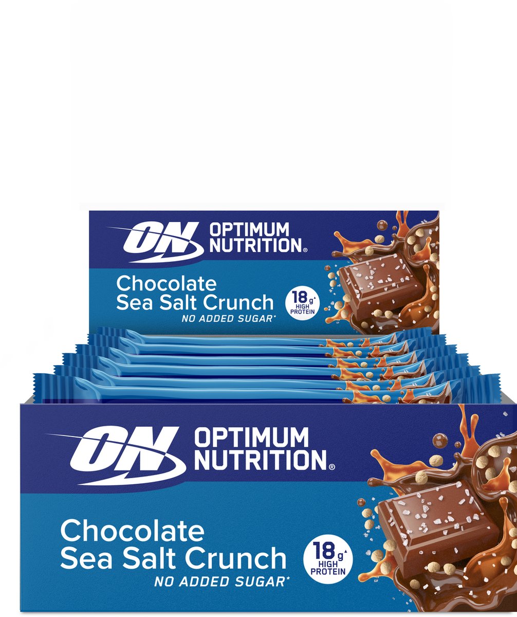 Optimum Nutrition Protein Crunch Bars Crunchy Chocolate & Sea Salt