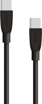 Mobiparts USB-C to USB-C Kabel 3A/60W 1m - Zwart