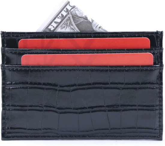 Kaarthouder - Portemonnee - Card Case - Pasjes Houder - Kleur Zwart