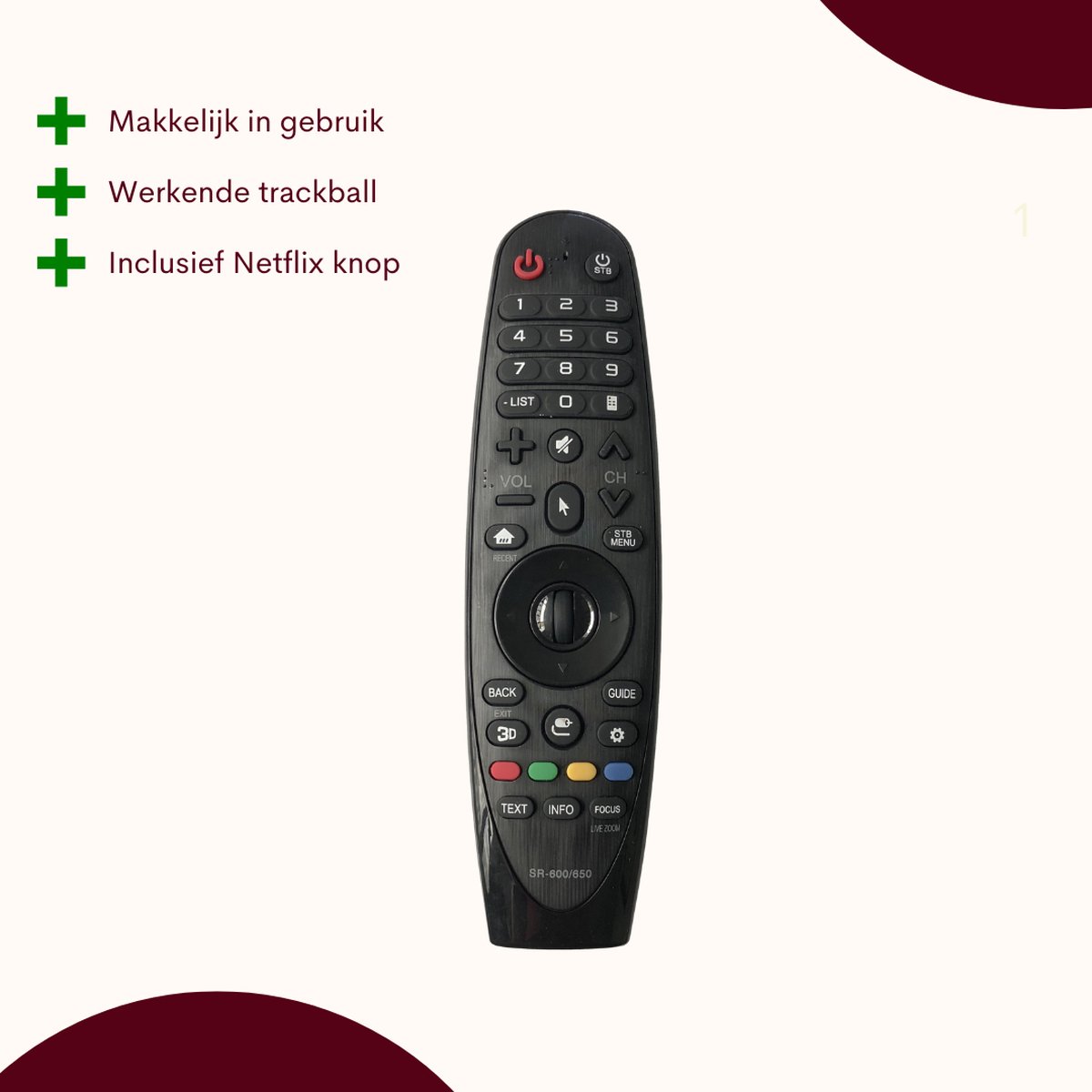 BELIFE Replacement LG Magic Remote - AN-MR19BA / AKB75635301 - With Voice Control