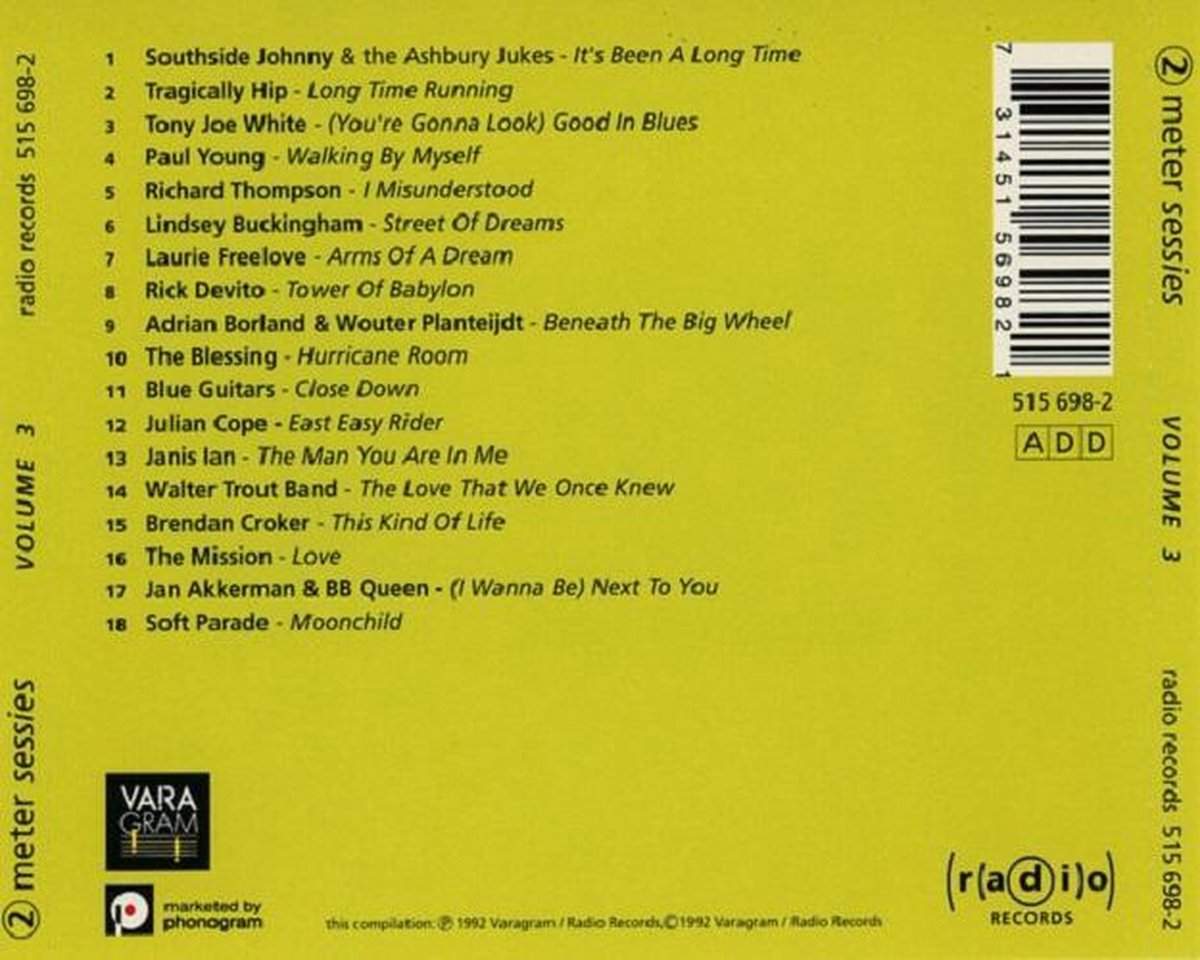 1-CD VARIOUS - 2 METER SESSIES VOL. 3, various artists | CD (album) |  Muziek | bol.com