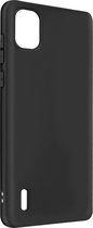 Hoes Geschikt voor Nokia C2 2nd Edition Sterk Soepel Siliconengel Licht zwart
