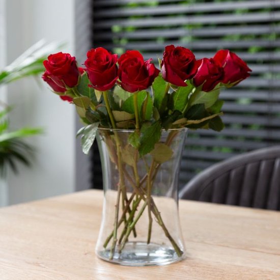 TOYMIS Positieve Roos Haakwerk, Positieve Bloempot Emotionele Steunpop Roos Haakwerk met Inspirerende Kaart voor Koppel Cadeau Huis Kantoor Decoratie Afstuderen Moeder Feestelijk Cadeau(Roze