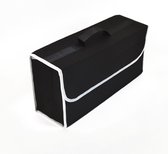 Opbergbox pour coffre XL - Grijs - Feutre - 50 x 15,5 x 25 cm - Organisateur de coffre - Sac de rangement pour voiture - Sac de coffre -