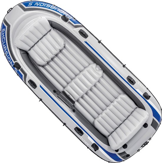 Intex Excursion 5 Boat Set 366 x 168 x 43 cm Inclusief peddels en pomp