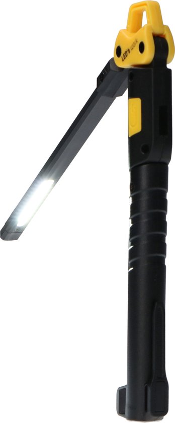 Baladeuse LED rechargeable 600 lm - Pliable & Sans fil - Avec aimant et crochet