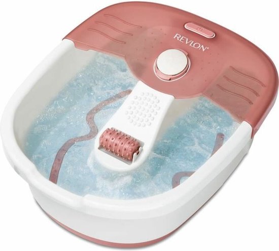 Revlon RVFB7021PE - Elektrisch voetenbad - Met Warmhoudfunctie - Bubbelmassage - 9-Delige Nagelverzoringsset