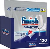 Finish Quantum All in 1 Regular Vaatwastabletten - 120 Tabletten - Voordeelverpakking