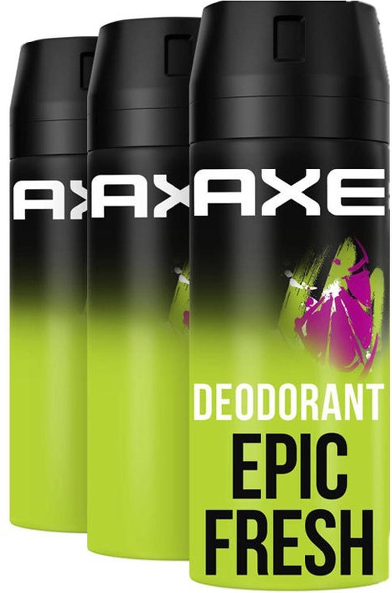 Goedkoopste AXE Deo Spray Epic Fresh - Voordeelverpakking 3 x 150 ml