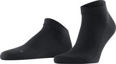 FALKE Sensitive London comfort band, geschikt voor diabetici katoen sneakersokken heren zwart - Maat 39-42
