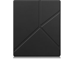 Hoesje Geschikt voor Kobo Elipsa 2E Hoes Book Case Trifold - Hoes Geschikt voor Kobo Elipsa 2E Hoesje Book Cover - Zwart