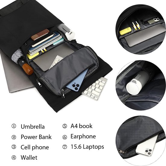 VIO Products - rolltop rugzak - waterdicht - anti-diefstal en meer! - Vio Products