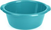 Afwasbak teil - 15 liter - turquoise blauw - kunststof - 45,5 x 42,5 x 17 cm