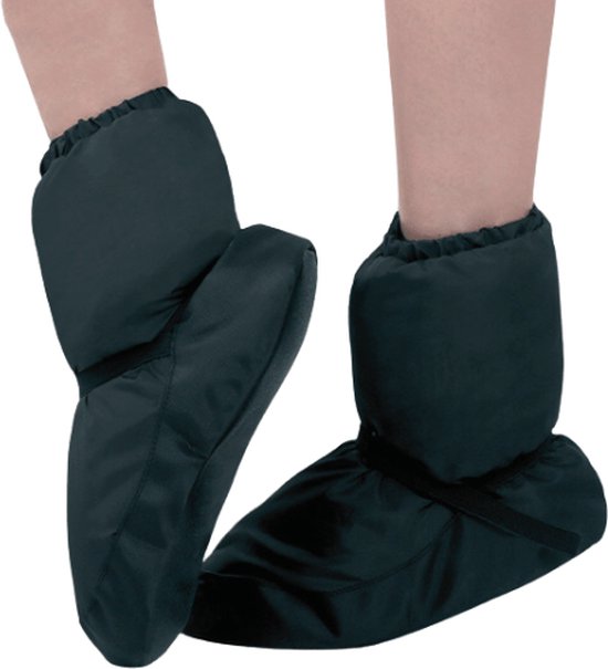 Dancer Dancewear® Warm up booties ballet | Warming up | Ballet en dans | Zwart | Maat 40/41