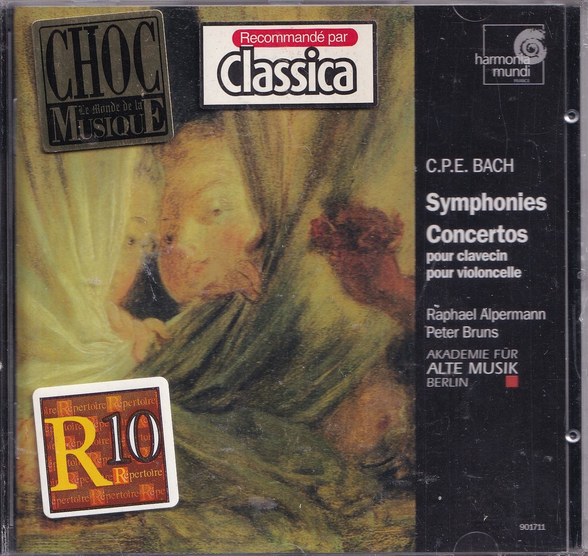 C.P.E. Bach: Symphonies, Concertos / Alperman, Bruns, et al