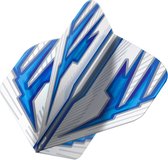 RED DRAGON - Hardcore Radical Wit en Blauw Extra Dikke Dartvluchten - 4 sets per pakket (12 dartvluchten in totaal)