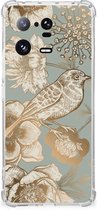 Case geschikt voor Xiaomi 13 Pro Vintage Bird Flowers