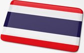 3D doming vlag Thailand - 3cm hoog