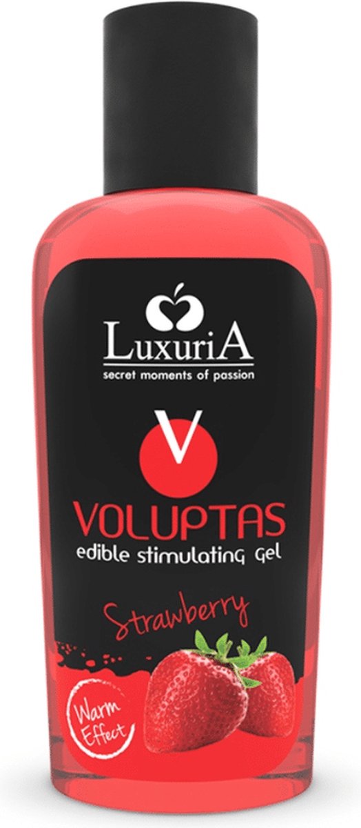 Goedkoopste LUXURIA | Luxuria Voluptas Edible Stimulating Gel Warming Effect - Strawberry 100 Ml