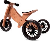 Kinderfeets 2-in-1 houten loopfiets & driewieler Tiny Tot Plus - bamboe