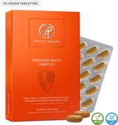 Perfect Health - Premium Multi Complex - Multivitaminen en Mineralen - Immuunsysteem en energiehuishouding - Hoog gedoseerd- 90 Vegan tabletten