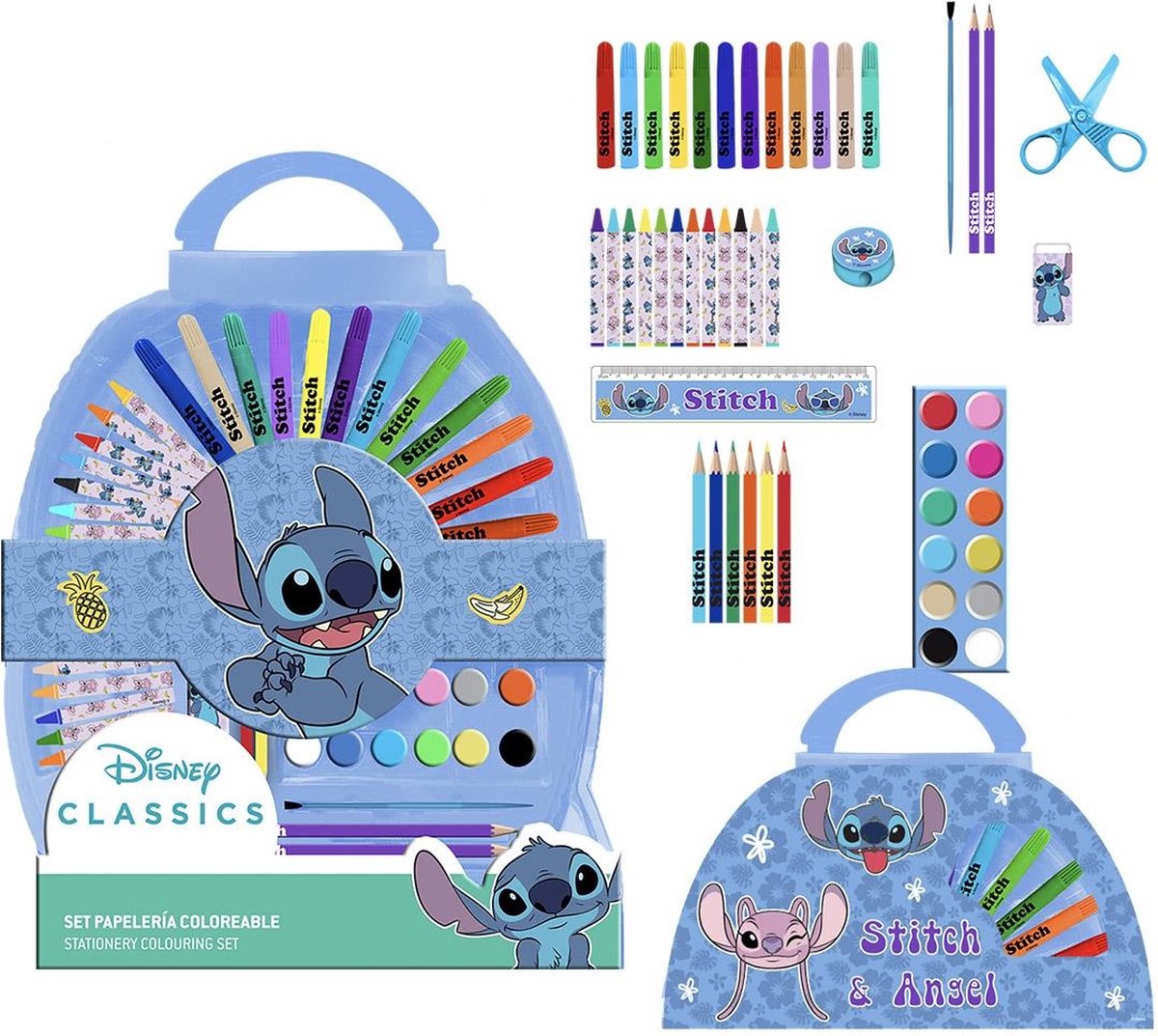 Disney Coloriage Enfant Stitch Accessoire Officiel Malette Dessin