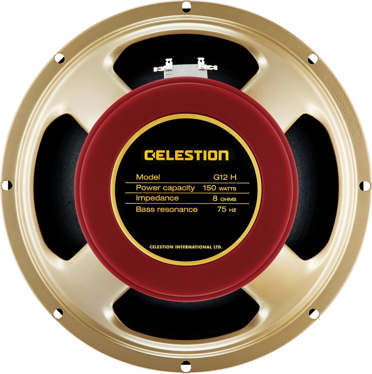 Celestion G12H-150 Redback - Gitaarluidspreker - 31cm 12 inch - 150W 8 Ohm - Keramisch Magneet